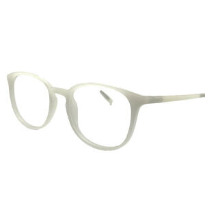 REVEL 35-001617 WHITE CLEAR FULL RIM EYEGLASSES 49-17-138